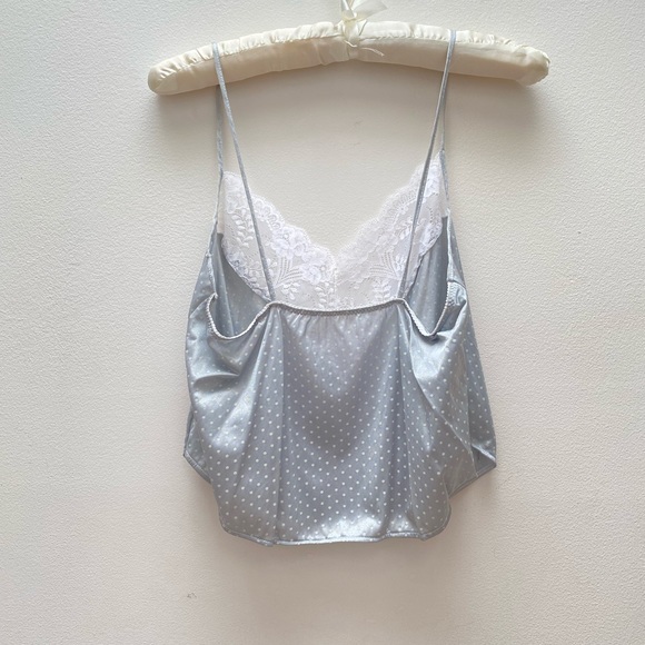 Vintage - Cropped Lace Polkadot Cropped Tank - Picture 7 of 9